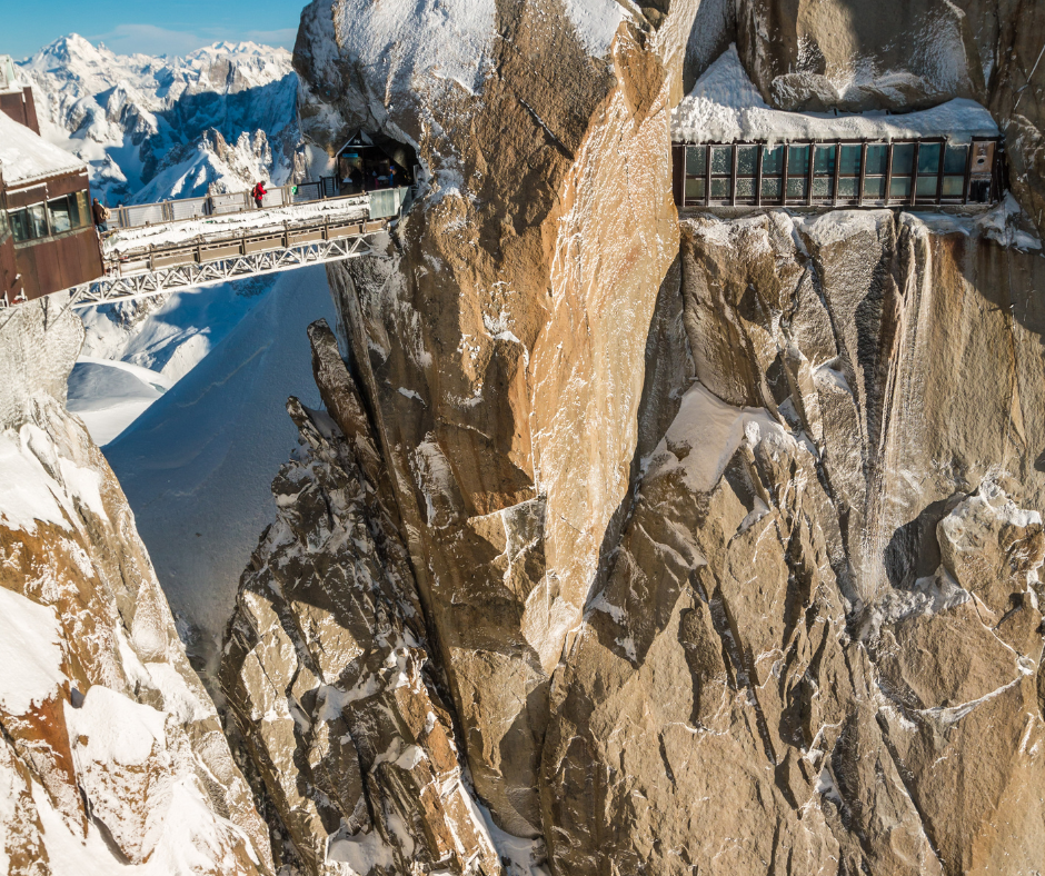 Aiguille du Midi Bridge in France