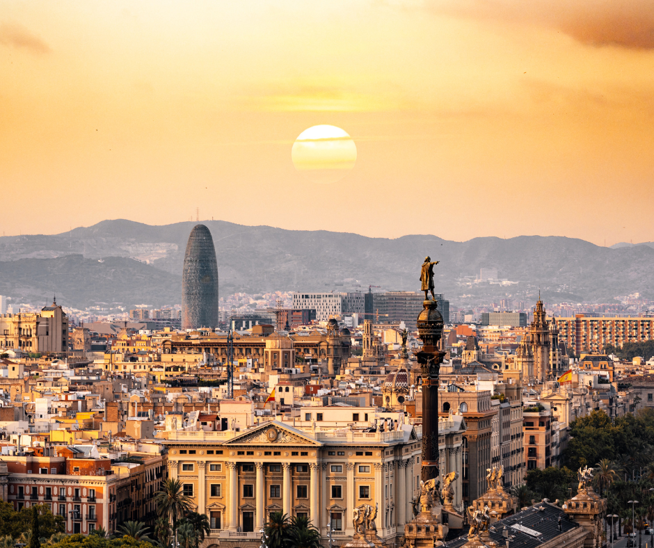 Barcelona, Spain city scape