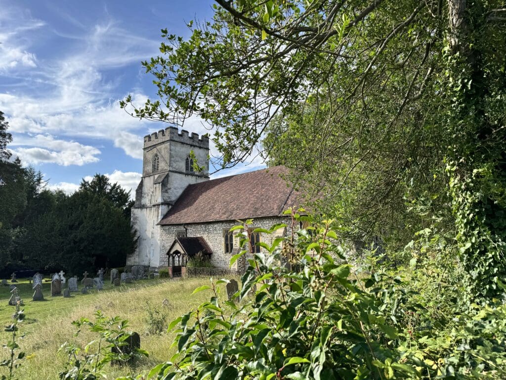 old church thames path walk