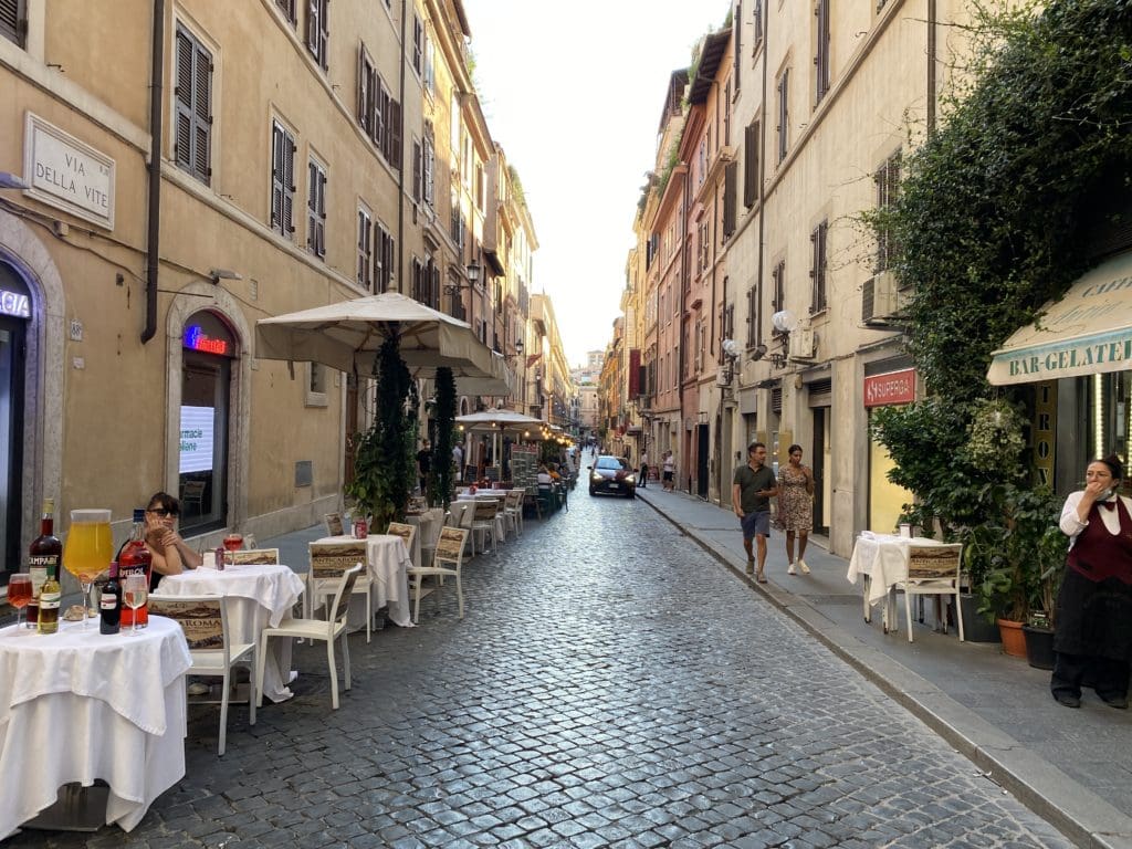 restaurant in rome