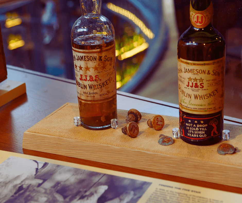 whisky museum at Jameson Distillery Bow St--top things to see in Dublin