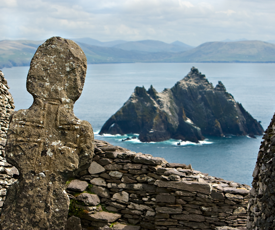 Skellig Michael, site of Luke Skywalker's temple in The Force Awakens