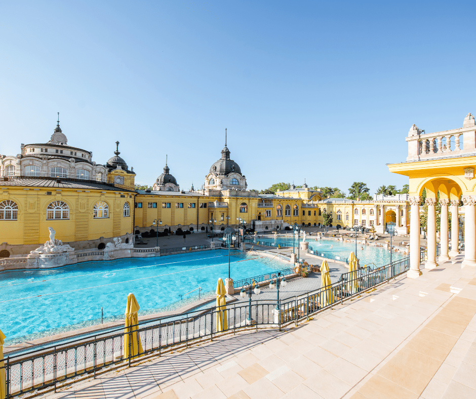 Szechenyi Thermal Bath Neo-Baroque and Neo-Renaissance architecture