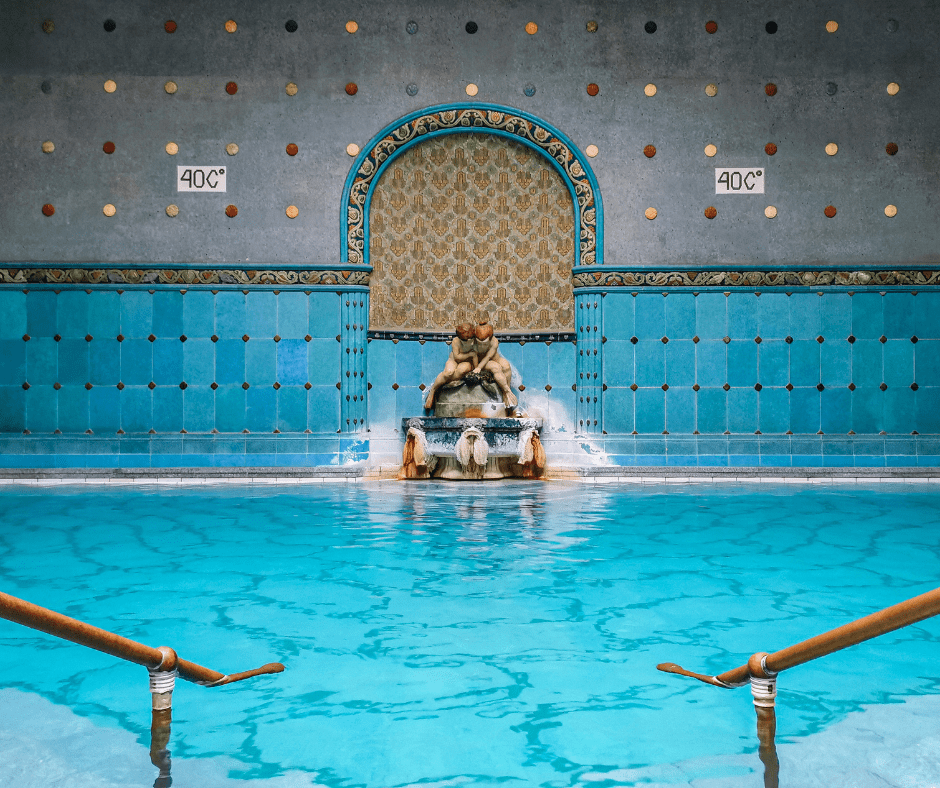 Gellert Spa Thermal pool, Budapest Hungary