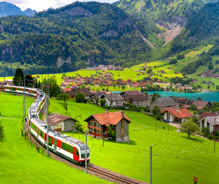 swiss train station